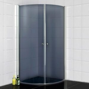 Suihkunurkka Bathlife 900 900x900 mm pyöristetty tumma