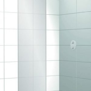 Suihkuseinä Elegance 01 harmaa satiini mittatilaus