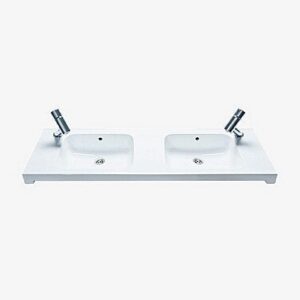 Tasoallas IDO Seven D 11125 1200x400x170 mm valkoinen 2 allasta
