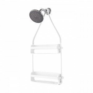 Umbra Flex Shower Caddy Suihkuteline Valkoinen 9.5x33 Cm