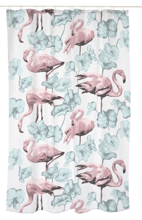Vallila Flamingot Suihkuverho Pastelli
