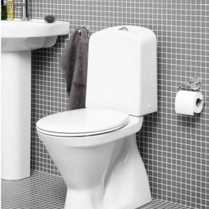 WC-istuin Gustavsberg Nordic 3 3500 piilo S-lukko kaksoishuuhtelu 3/6 l vakiokansi