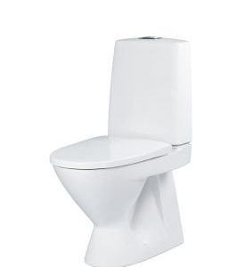 WC-istuin IDO Seven D 37210 S-lukko 2-huuhtelu valkoinen pehmeä kansi