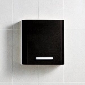 Yläkaappi IDO Seven D 500x500x200 mm nosto-ovi + vedin musta saarni